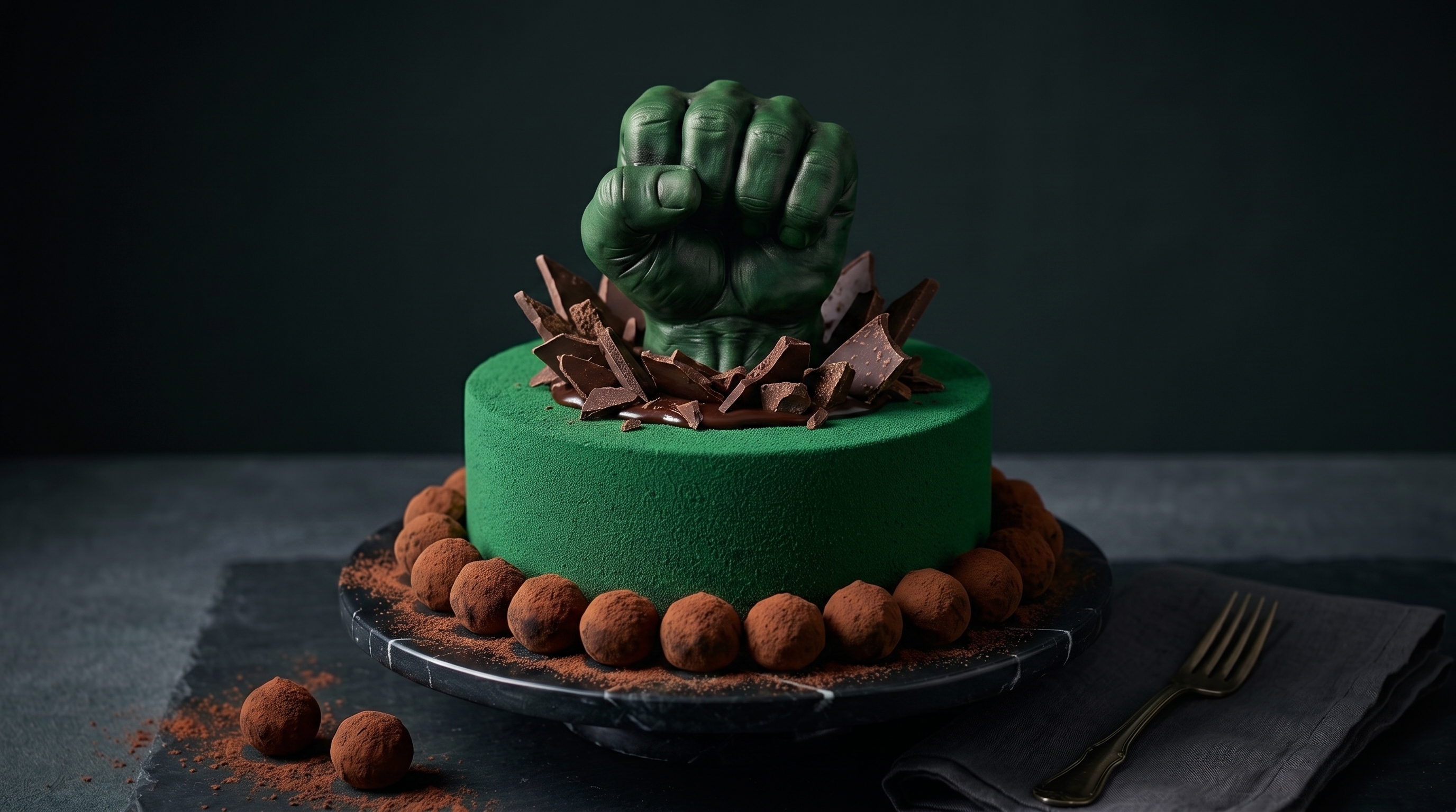 Hulk Theme Cake
